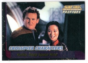STAR TREK THE NEXT GENERATION SKYBOX PROFILES CROSSOVER CHARACTER C6 KEIKO DS9