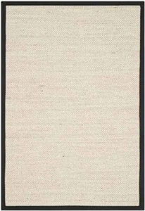 Safavieh Natural Fiber Collection NF143A Border Sisal Accent Rug, 2'6" x 4', - Picture 1 of 5
