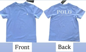 NWT, Boys POLO RALPH LAUREN Blue Logo T-Shirt. Size 7 - Picture 1 of 3