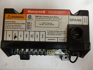 Honeywell S8610U Continuous Retry Spark Box 24V; 60HZ--"USED" - Picture 1 of 3