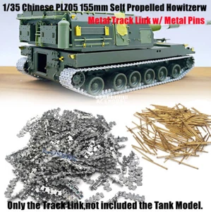 1/35 PLZ-05 155 mm obice semovente collegamento binario metallo + perni per Meng TS-022 - Foto 1 di 4