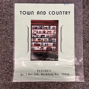 Vintage Town And Country Quilt Pattern Tami L Marshall Patches Designs 1986 New - Picture 1 of 3