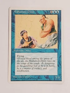 MTG Mahamoti Djinn (4th Edition/Blue/R) - BGM - Picture 1 of 2