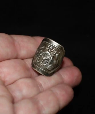 原版中国晚期银戒指 — 第 1/4 张图片