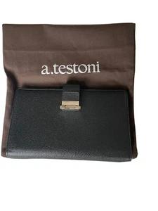 Testoni Leder Clutch  - Bild 1 von 5