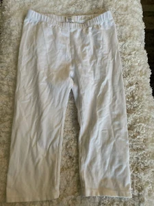 Crewcuts girls sz. 12 white "capri legging" pants. Cute, comfortable - Picture 1 of 6
