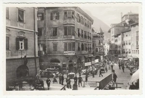 Ansichtskarte Italien   Südtirol   Bozen  Piazza delle Erbe  Geschäfte - Picture 1 of 2