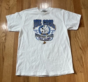 vintage 70s snoopy Joe Cool Golf shirt Sz Large Single Stitch USA Made Peanuts - Picture 1 of 8