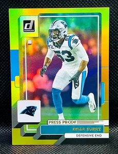 2022 Donruss Premium - BRIAN BURNS #239 - Gold Press Proof Holo Prizm - PANTHERS - Picture 1 of 2