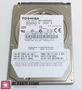 Toshiba 160GB 2.5" MK1652GSX HDD2H03 S ZK01 S G002217A PCB PARTS REPAIR - Picture 1 of 5