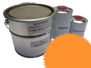 1 Liter Set 2K Autolack RAL 1037 Sonnengelb Matt kein Klarlack Lackpoint Gelb ! - Bild 1 von 1