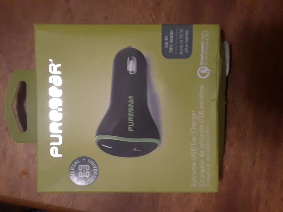 PureGear DUAL USB Chargers 12W - Wall or Car - Qualcomm Quick Charge 2.0 - Image 1 of 2