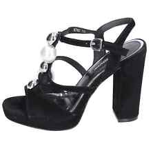 Women's shoes LUCIANO BARACHINI 5 (EU 35) sandals black suede DE367-35
