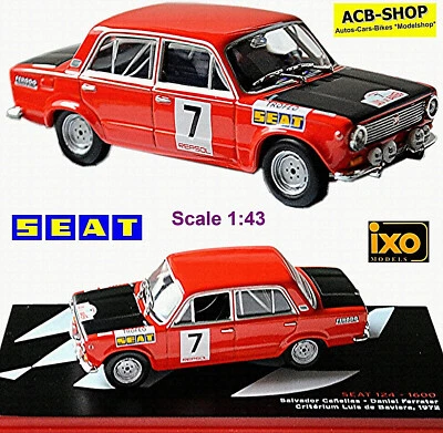Seat 124 - 1600 Criterium Luis De Baviera 1972 #7 S.Canellas/D.Ferrater 1:43 - Image 1 of 4