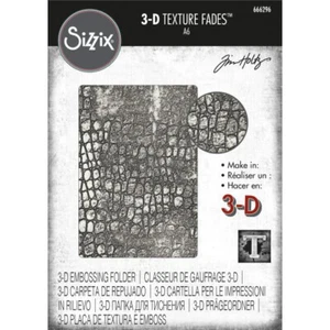 Sizzix - Tim Holtz Halloween 2023 - Reptile 3D Texture Fades Folder - Picture 1 of 3