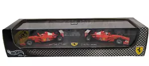 Hot Wheels 1:43 WC Ferrari F1 F2001 Costruttore M.Schumacher + R.Barrichello - Foto 1 di 3