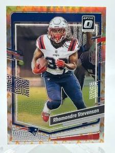 2023 Donruss Optic #131 Rhamondre Stevenson Fire - Picture 1 of 2