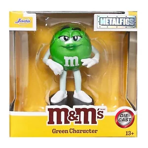 Mars MetalFigs grün M&M's auf Sockel Figur - brandneu im Karton - Bild 1 von 3