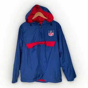 NFL Official Shield Gear Half Zip Windbreaker Jacket + Zip Pockets-Mens M NWT - Picture 1 of 10