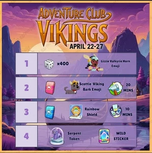 Adventure Club Vikings 1x Full Carry Monopoli Go Partner Event - Top Seller 🔝✅ - Picture 1 of 2