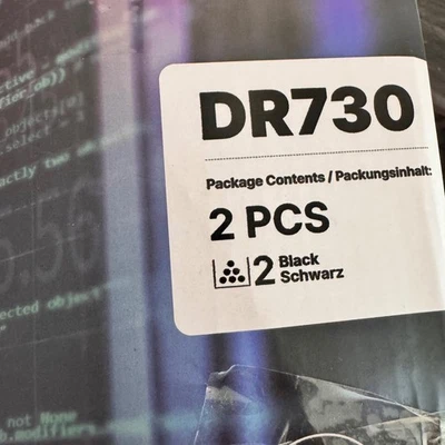 Brother DR730 Drum Unit 2-Pack New High Yield Zink Pro Easy Print 银色 — 第 1/4 张图片