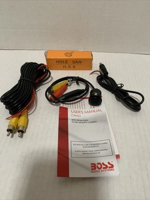 Boss Audio CAM22 Flush Mount Rearview Camera - New Open Box - Image 1 of 3
