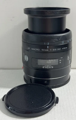 Minolta Maxxum 50mm f/3.5 Macro 1:2 Lens for Sony A Mount - Image 1 of 4