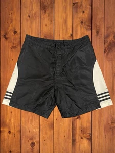 Vintage Adidas Nylon Herren Black & White Zuma Boardshorts Gr. L Training - Bild 1 von 10