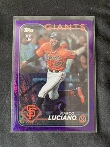 2024 Topps Serie 1 - Marco Luciano #232 Holofoil púrpura /799 (RC) - Imagen 1 de 2