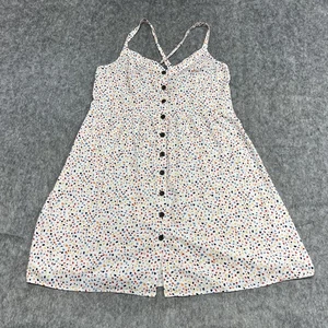 Banana Republic Dress Womens XL Button Front Tank Strappy Summer Casual Sundress - Picture 1 of 17