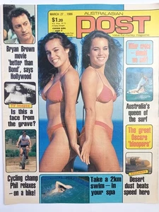Australasian Post March 27 1986 Suzanne Rose Bryan Brown Oscars Dorothy Stratten - Picture 1 of 10
