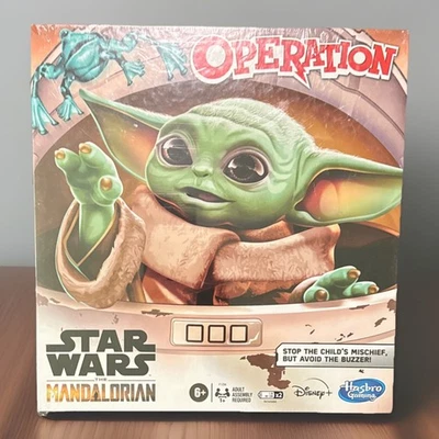 Star Wars Mandalorian Operation Board Game Baby Yoda Disney Hasbro NEW Sealed!!! - Image 1 of 2