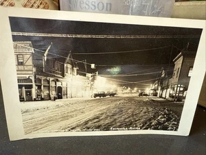 1944 Lights Are On In Anchorage Alaska RPPC  - Picture 1 of 4