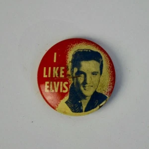 I Like Elvis Vintage 3/4" Button Pin Small - Picture 1 of 2