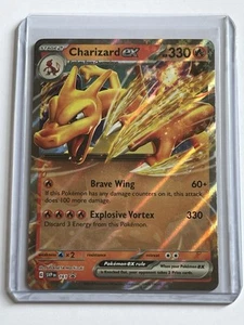 Charizard EX 161 Pokemon Scarlet & Violet Promos 2024 Mint - 9.0 + Black Star - Bild 1 von 14