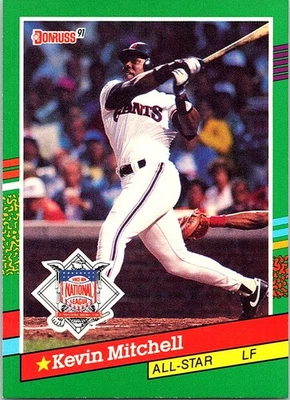 Kevin Mitchell 1991 Donruss #438 San Francisco Giants - Image 1 of 2