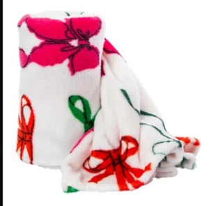 2 Christmas Throw Blanket 50in x 60in - Picture 1 of 12