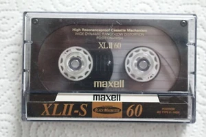 MAXELL XL II 60 - Audiokassette bespielt - cassette audio tape (8b) - Bild 1 von 1
