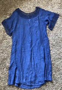 EUC Mlle Gabrielle KLEID STRAND COVER UP Periwinkle Blau Größe Small - Bild 1 von 2