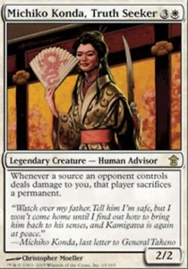 MRM ENGLISH Michiko Konda, Truth Seeker MTG magic SOK - Picture 1 of 1