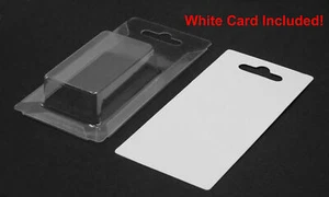 25 PCS New Clear Plastic Clamshell Packaging Blister 4" x 2" Retail Display (s) - Picture 1 of 1