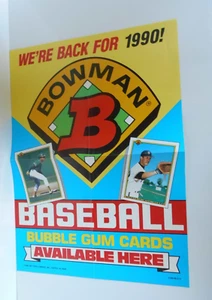 (M 5) Bowman Poster "We're Back for 1990" - Bild 1 von 1