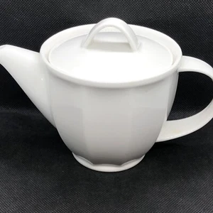 Villeroy & Boch Geo White 0158 Mini Teapot 3.75" 16 Oz Germany Discontinued - Picture 1 of 8