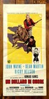 LOCANDINA 1^ED MANIFESTO POSTER AFFICHE CINEMA UN DOLLARO D