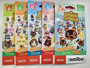 FAST SHIPPING - Nintendo Animal Crossing Amiibo Cards - Series 1-5 - NEW
