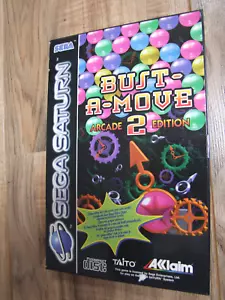 J7 OFFERS COMBINE SEGA SATURN - BUST MOVE 2 / WITH MANUAL / CARD CASE - Picture 1 of 7