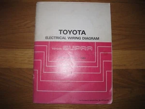 Workshop Manual Schematics / Wiring Diagrams Toyota Supra MA 70 1986 - Picture 1 of 15