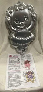 Wilton Ballerina Bear 1992 Ballet Birthday Party Cake Pan Mold 2105-2021 - Lot 2 - Picture 1 of 4
