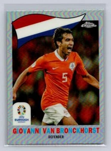 2024 Topps Chrome UEFA Euro #TC-22 Giovanni Van Bronckhorst -1960 Topps - Picture 1 of 2