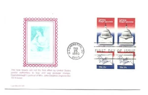 1809-10 Letter Writing Week Carrollton block of 4 FDC - Picture 1 of 1